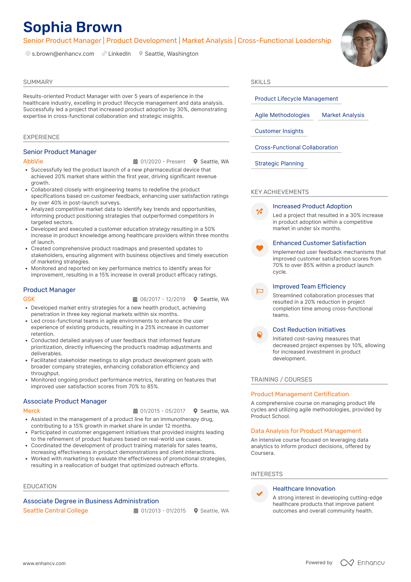 Double Column Orange